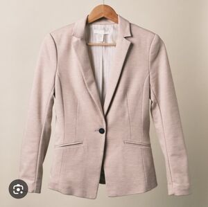H&M Women's Blazer Jacket in Light Pink